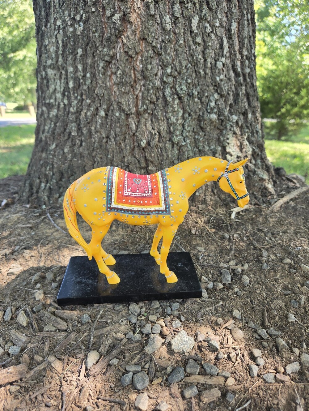 Painted Ceramic Horse From The Collection Of The Trail Of Painred Ponies